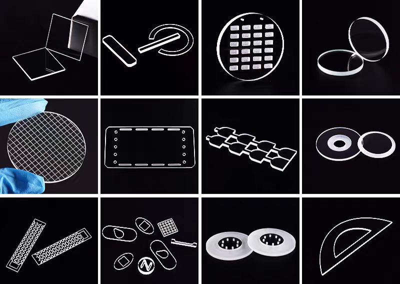 Laser processing of glass sheets