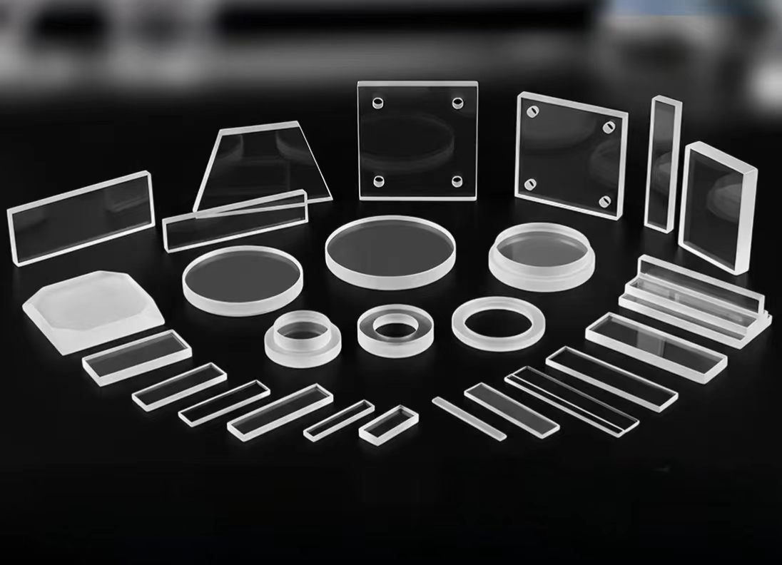 Optical glass window sheets in various shapes