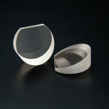 Wedge fused silica window