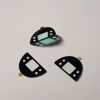 black coated optical window
